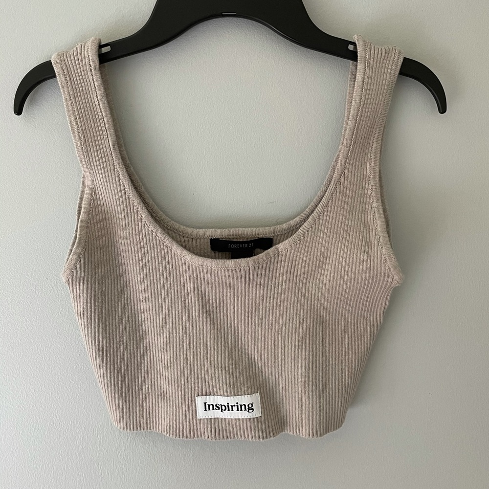 Knit tank top